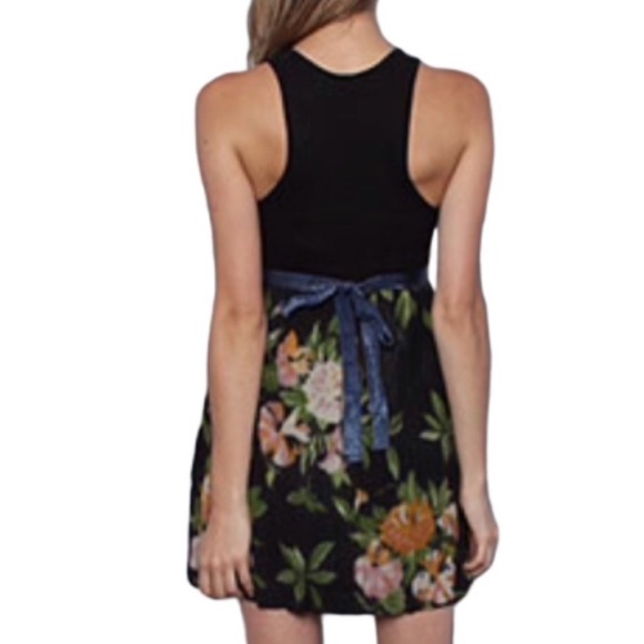 Free People Dreamy Floral Wool Patchwork Dress - Picture 10 of 12